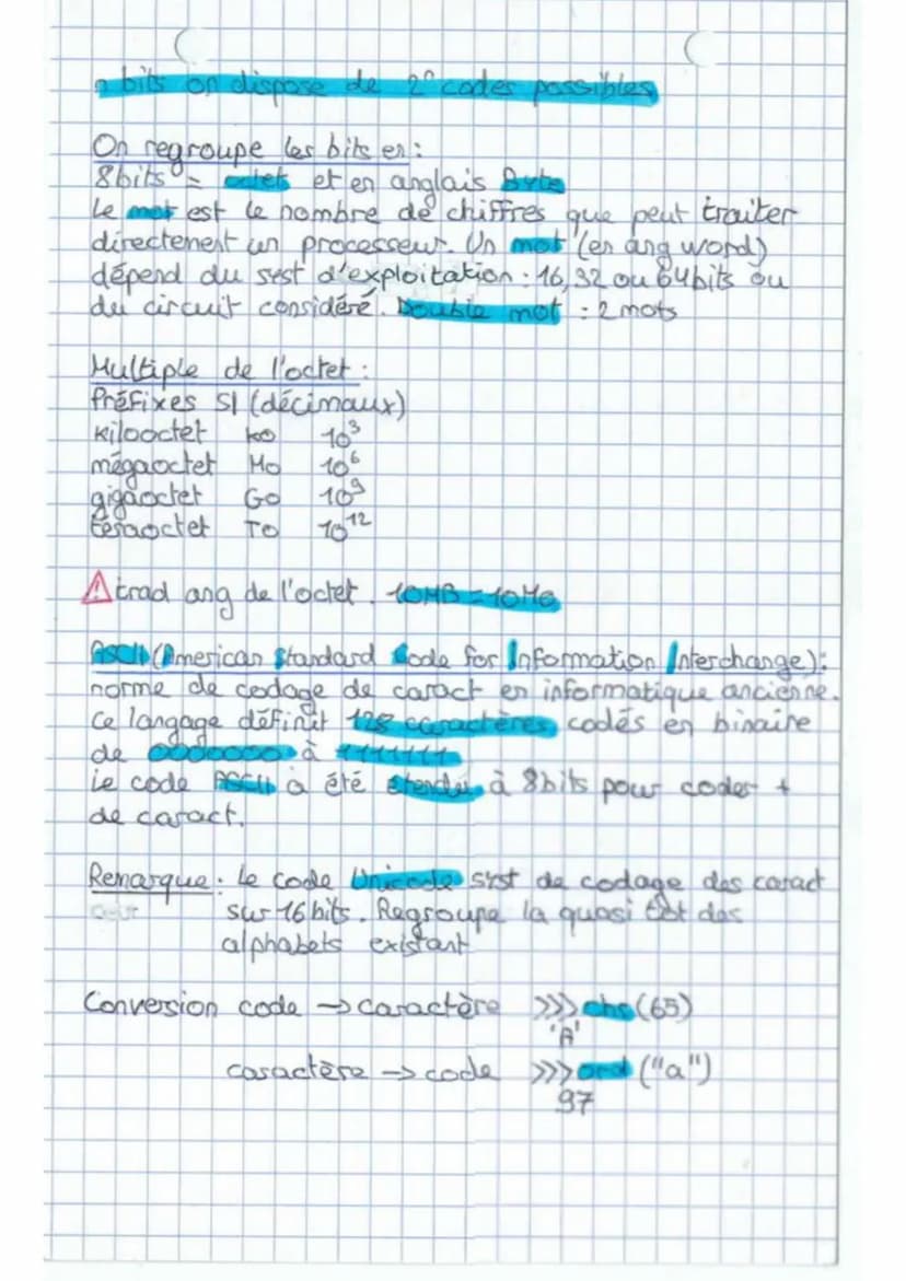 SNT
LANGAGE BINAIRE
Représentation de l'information
Information ensemble de données (écsits, images...)
que l'on peut stocker, consulter, tr