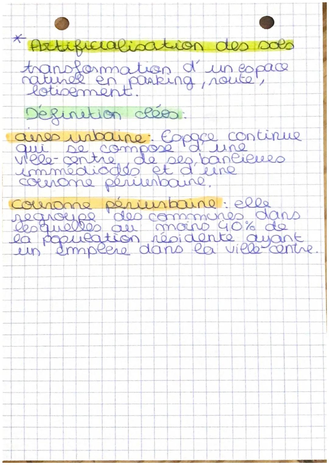 geographie

phéma de e organisation
d'une aire urbaine en
France

Espaces de
e aire urbaine:
Viele contre
Banlieues
courome périurbaine

loc
