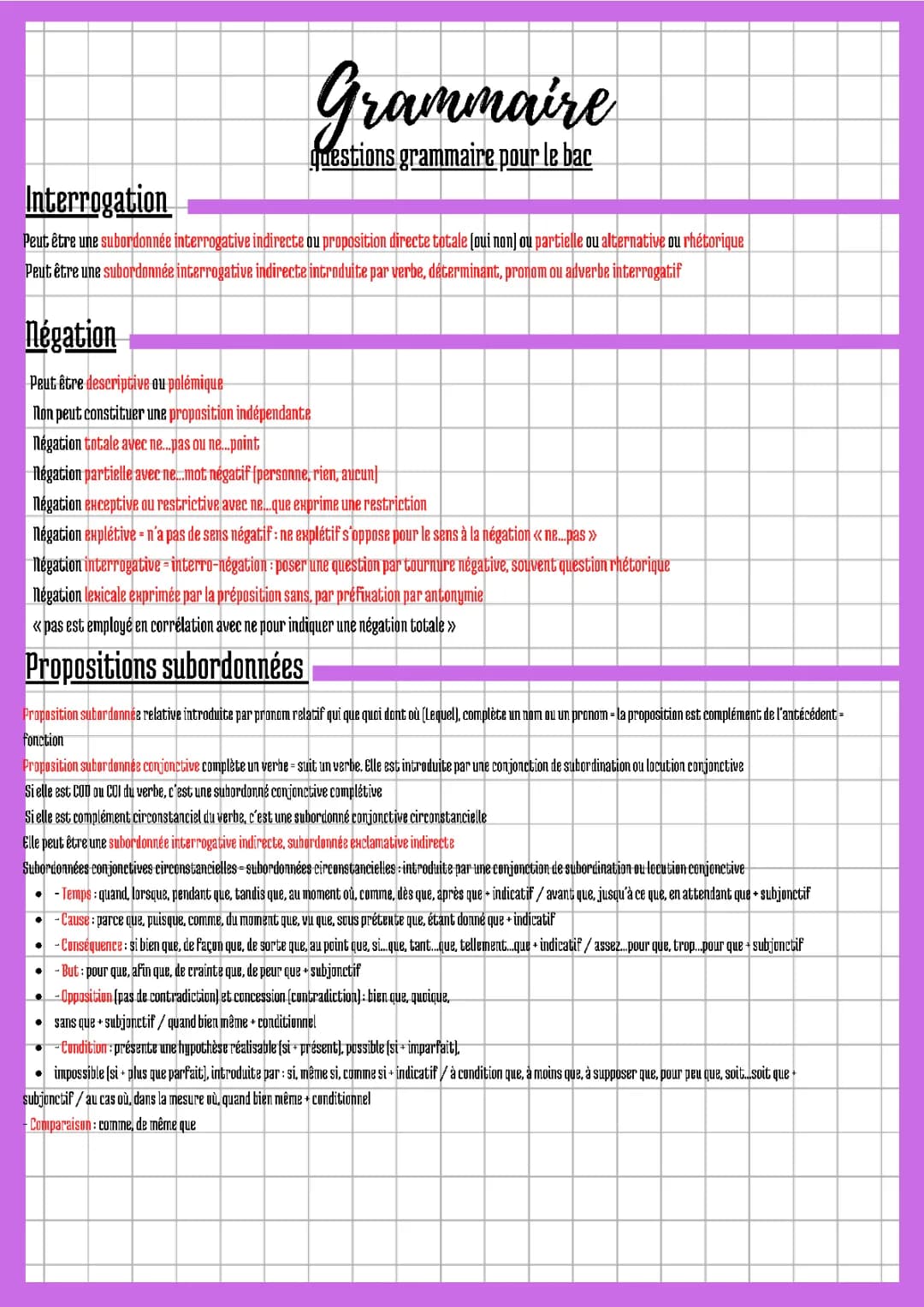Tous sur la grammaire 