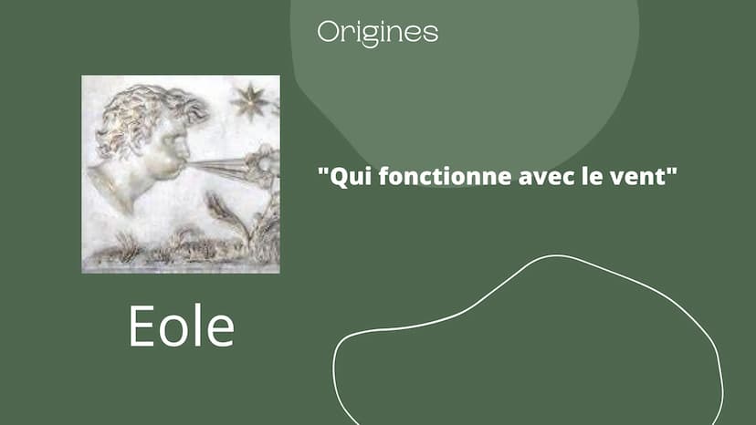 L'Éolienne : Sommaire
• Ses origines
Comment ça marche
Sa part en France et dans le
monde
Les enjeux politiques
• L'éolienne au niveau de
l'