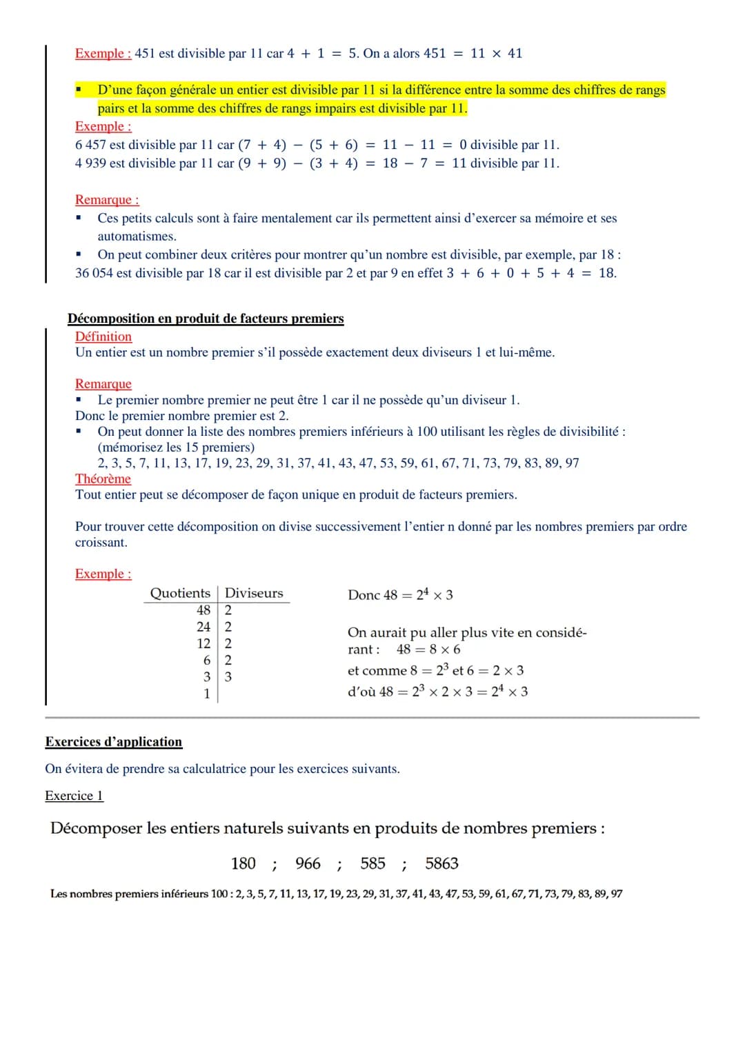 Objectif de la séance :
■
3. Les nombres rationnels : Q
Définition
Un nombre rationnel, q, est un nombre qui peut s'écrire sous la forme d'u