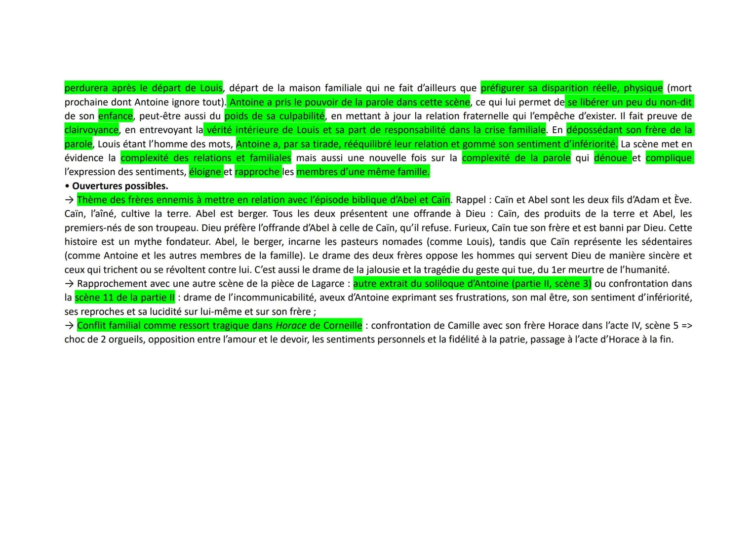 Corrigé de l'analyse du deuxième texte tiré (deuxième partie, scène 3) de Juste la fin du monde de Jean-Luc Lagarce.
INTRODUCTION.
Présentat