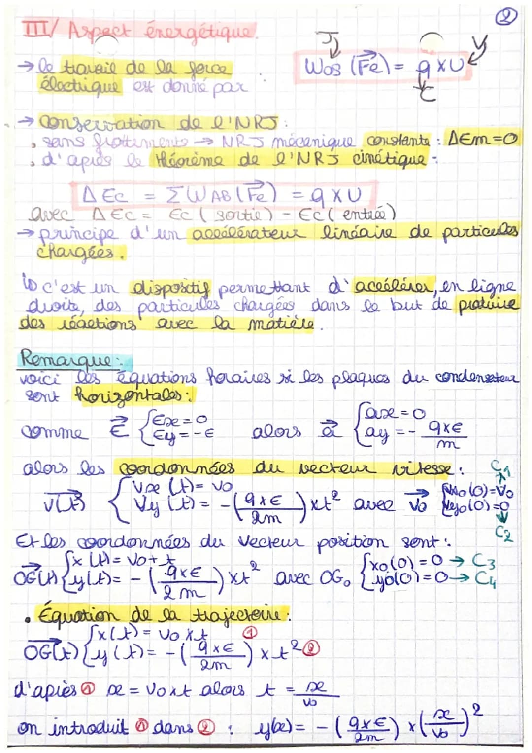 CRp.10
P.I
Mouvements
électrique
I/ Champ électrique crée par un condensateur
plan.
V.m-2
>un champ éléctrique & uniforme est crée par les 2
