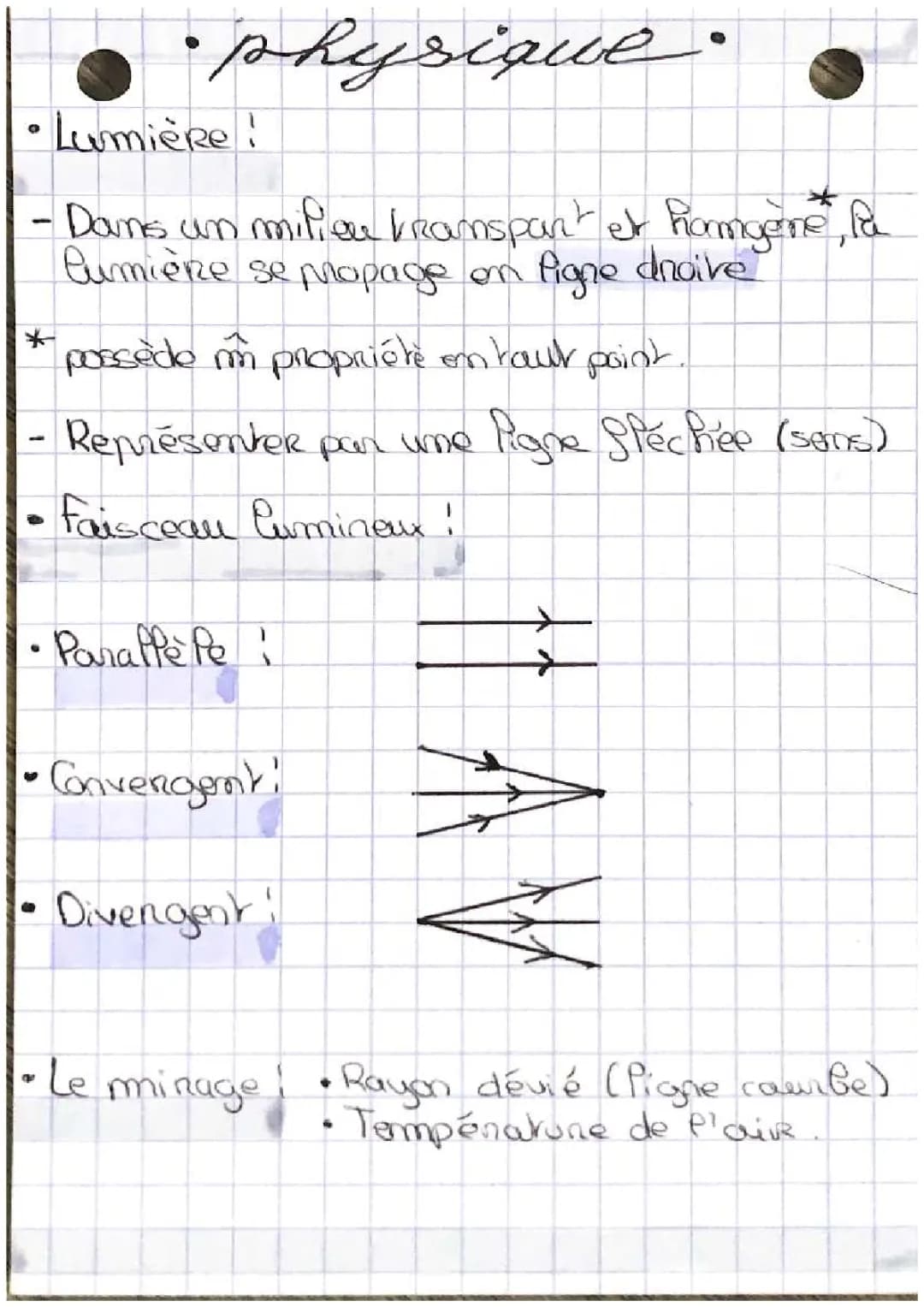 La Propagation de la Lumière: PDF et Exercices Corrigés pour la 4ème