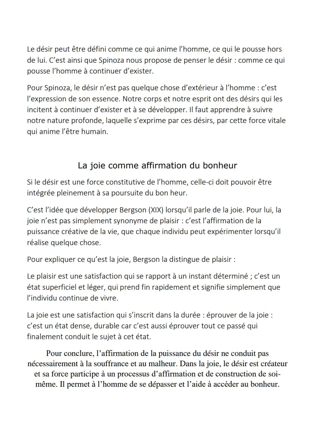 Le Bonheur
1) Le bonheur comme tentative de satisfaire tous les
désirs.
Le bonheur est un état durable de bien être éprouvé par un individu,