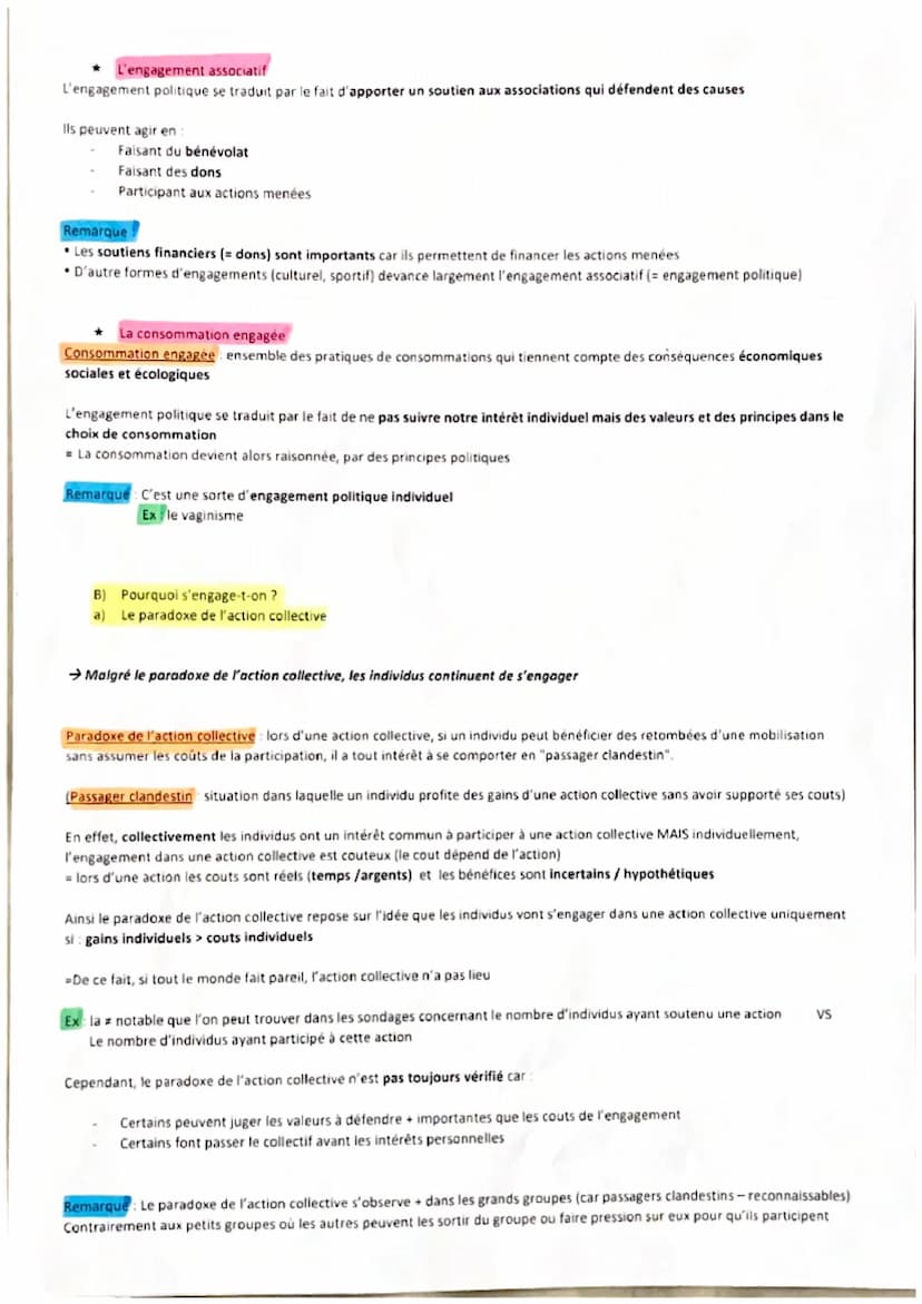 Comment expliquer l'engagement politique dans les sociétés démocratiques ?
Engagement politique: cela désigne toute formes d'actions qui son