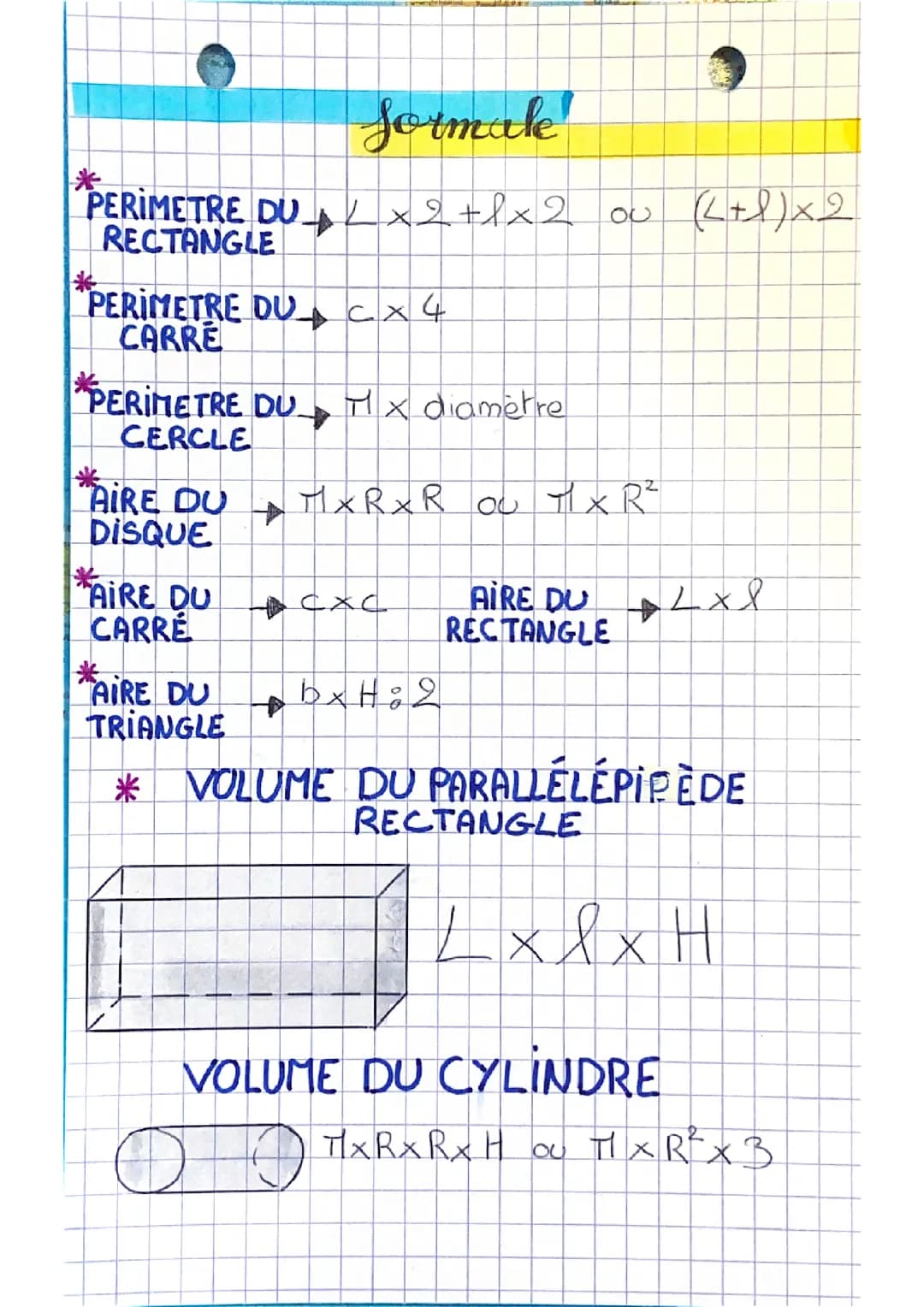 Formule de maths 