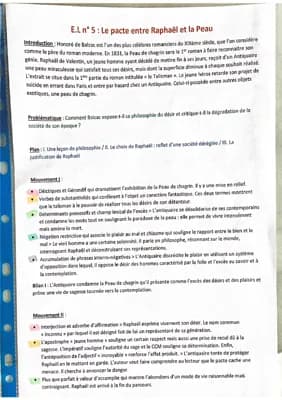 Know Analyse linéaire du pacte entre Raphaël et la peau de chagrin thumbnail