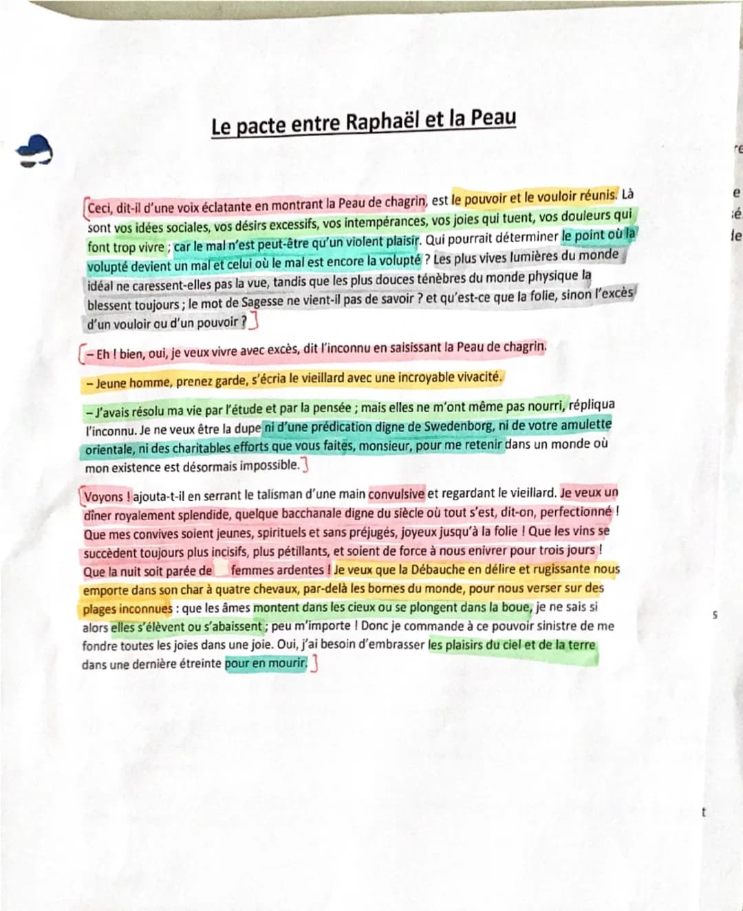 E.L n° 5: Le pacte entre Raphaël et la Peau
Introduction: Honoré de Balzac est l'un des plus célèbres romanciers du XIXème siècle, que l'on 