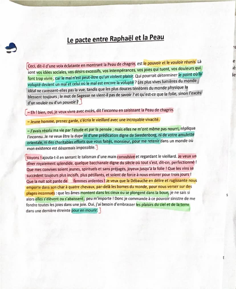 E.L n° 5: Le pacte entre Raphaël et la Peau
Introduction: Honoré de Balzac est l'un des plus célèbres romanciers du XIXème siècle, que l'on 