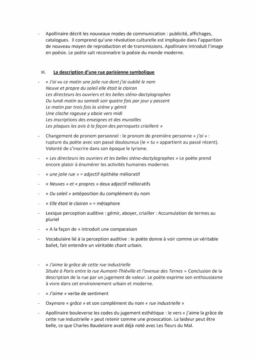 Fiche de révision n°11:
Guillaume Apollinaire, Alcools, Zone
INTRODUCTION :
Bonjour, M., aujourd'hui je vais vous présenter comme lecture li