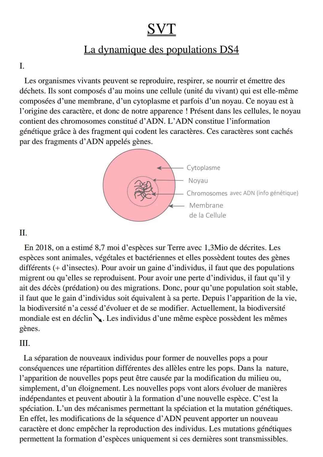 
<p>Les organismes vivants peuvent se reproduire, respirer, se nourrir et émettre des déchets. Ils sont composés d'au moins une cellule (uni