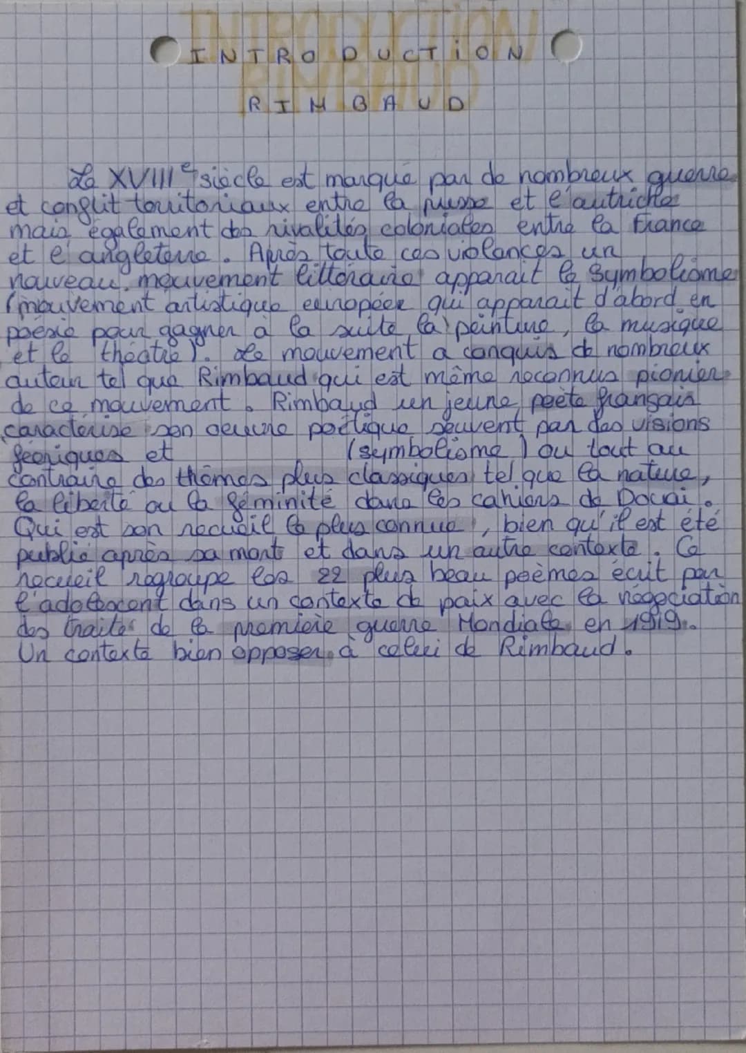 INTRODUCTION
RITH
BAUD
Le XVIII siecle est marqué par de nombreux guerre
et conglit tonitoriaux entre la presse et l'autriche
mais également