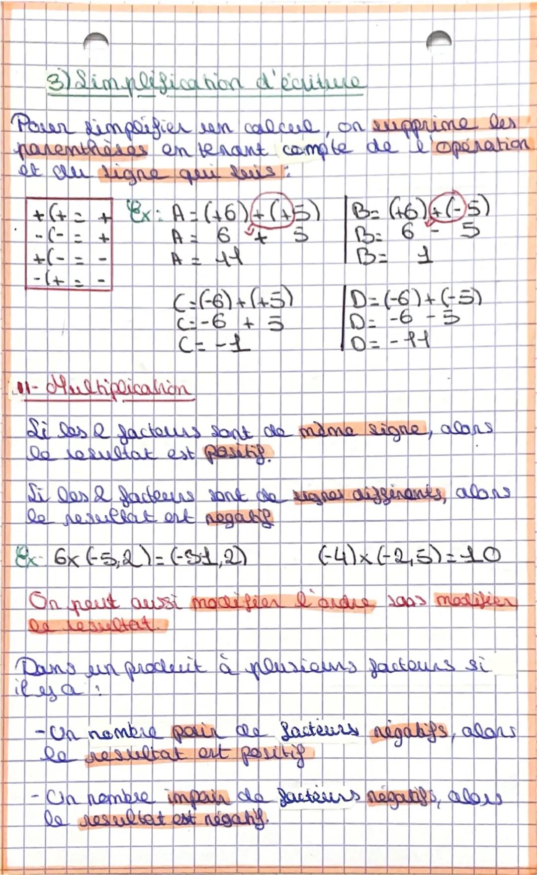 I-Addition et soustraction

1)Addition
Si les 2 nombres sont de même signe alors leur
somme :
-Sera de même signe aussi
& 4,5+9,6=13,9
addit