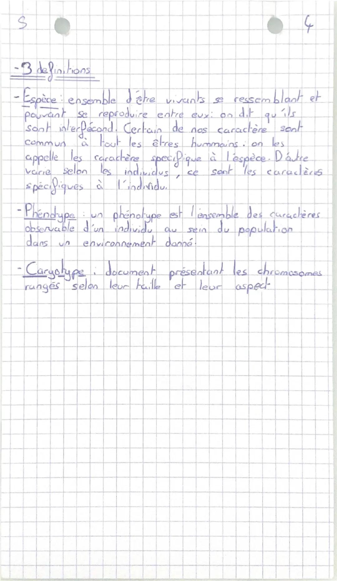 S
1
Génétique et evolution
- Cellules eucaryotes → possèdent un noyaux (ex: cellules
bacales)
-Cellule procaryotes → possèdent pas de noyaux