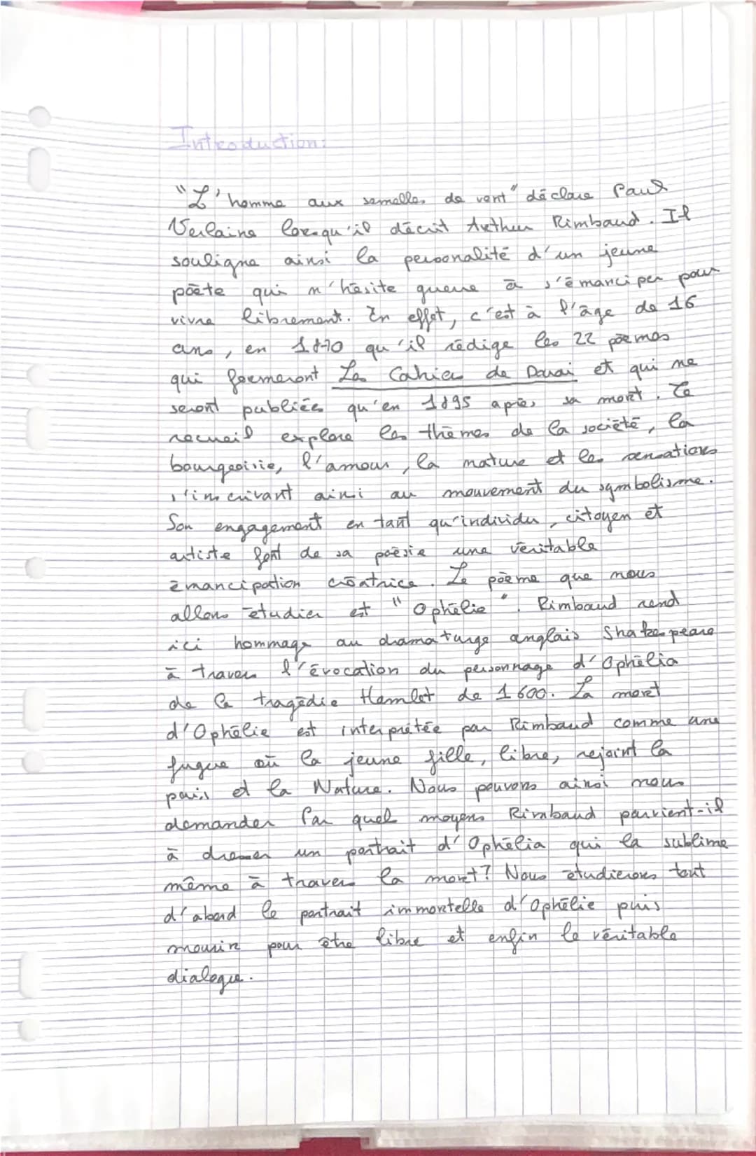 Ophélie
Sur l'onde calme et noire où dorment les étoiles
La blanche Ophélia flotte comme un grand lys,
Flotte très lentement, couchée en ses