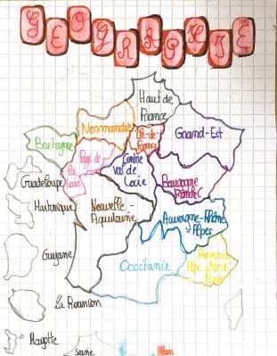 Know carte France région + fleuve + ville + montagne  thumbnail