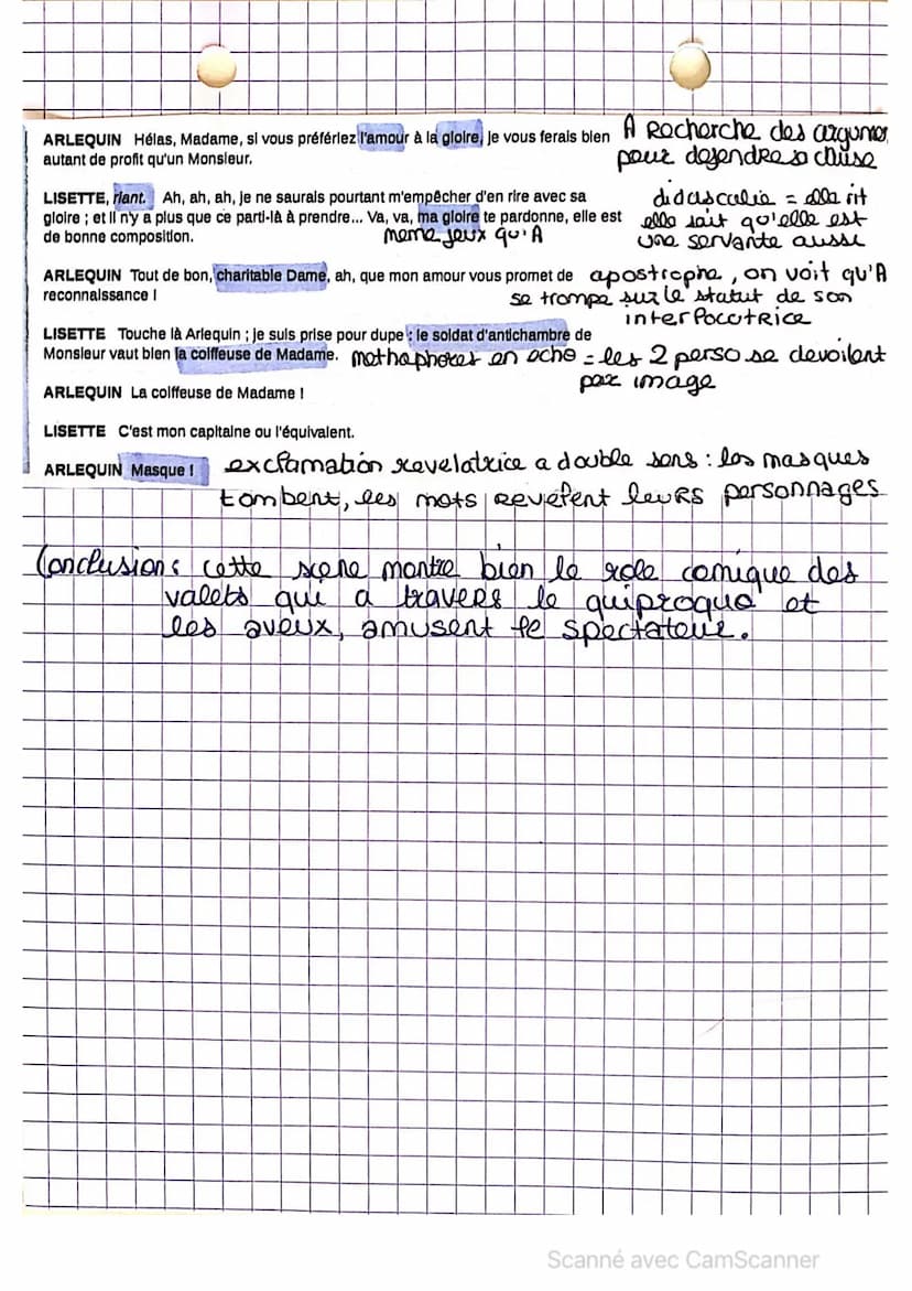 aé malade imaginaire: acte I, scene 5
JB Poquelin, dit Molière, celebre dramaturge du XVIIes, se Cattache ou mut
dassicisme. ds la comedie i