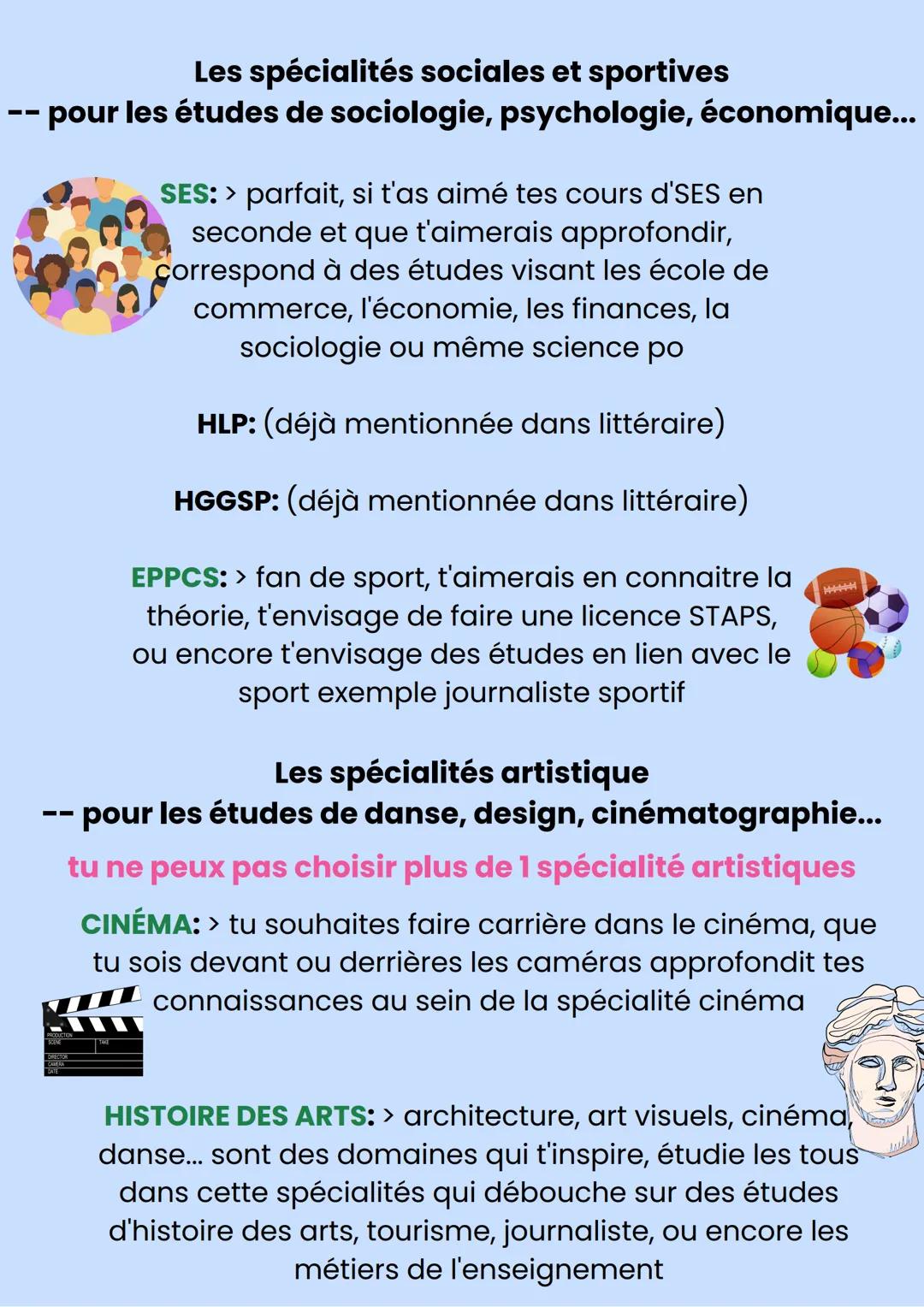 # ORIENTATION

Quelles sont les différentes spécialités proposé
dans les lycées et lesquelles me correspondrait ?

Avant de choisir les spéc