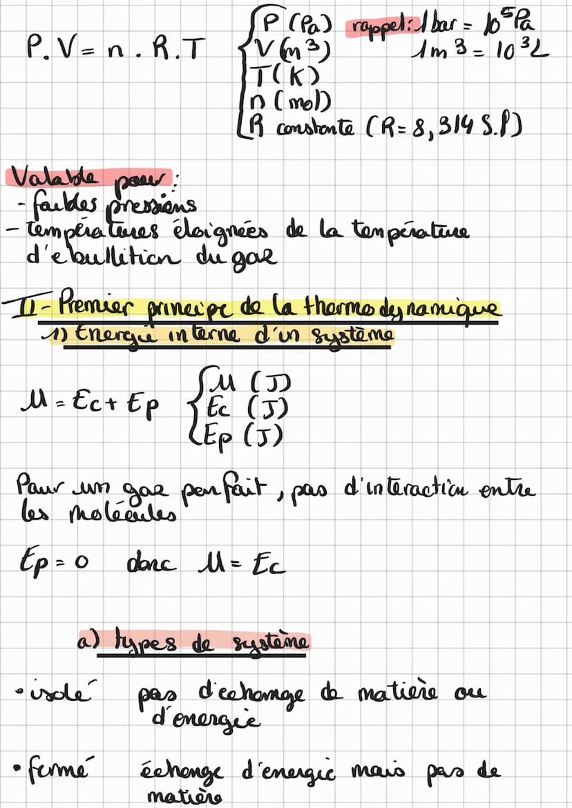 Chap 15
physique
I- Description d'un système thermodynamique
1) Monde microscopique et macroscopique
(microscopique
Etude d'un sistem
thermo