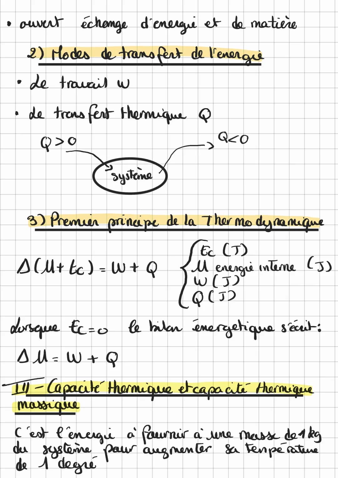 Chap 15
physique
I- Description d'un système thermodynamique
1) Monde microscopique et macroscopique
(microscopique
Etude d'un sistem
thermo