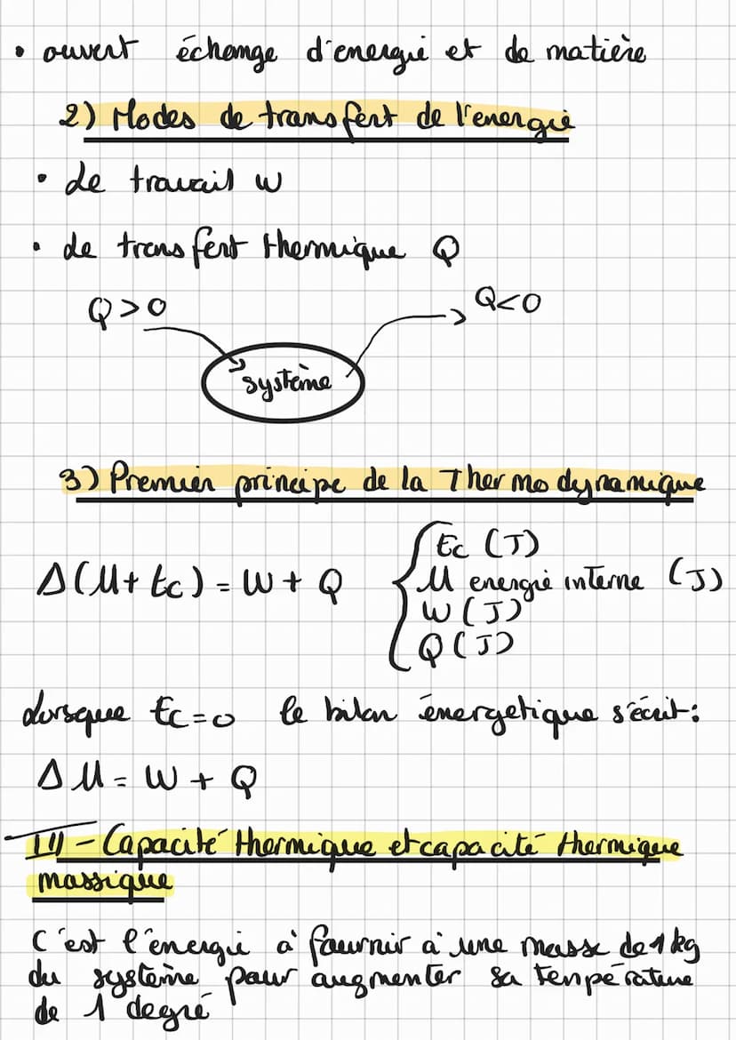 Chap 15
physique
I- Description d'un système thermodynamique
1) Monde microscopique et macroscopique
(microscopique
Etude d'un sistem
thermo