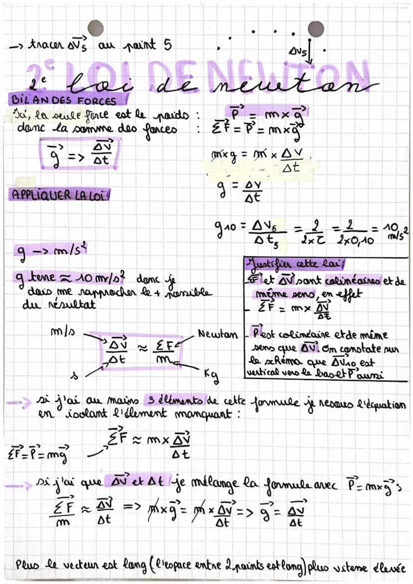 aynamique
VALEUR VITESSE
ea emple avec le calcul de la vitere en 4.
on se place entre 3 et 5:
m.51
-t3->5=2x6 = 2 × 0,10 = 0,205
Zénoncé
dis