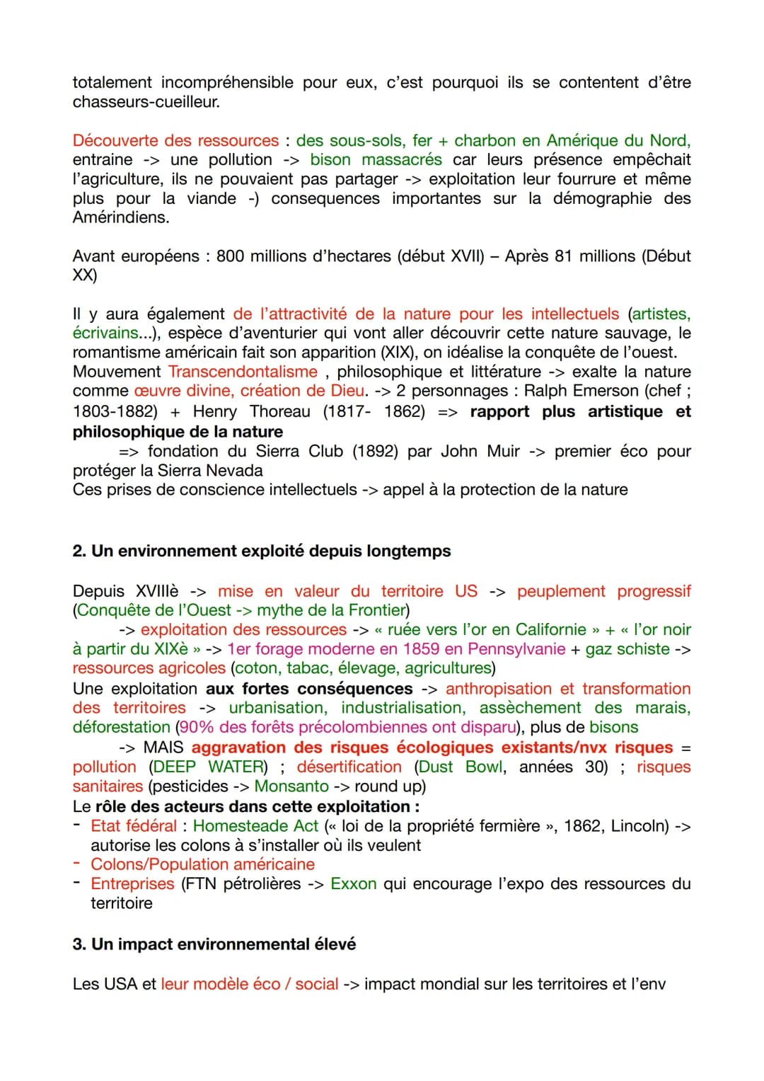 Environnement : Ensemble des conditions naturelles dans un écosystème donné,
impactées par les actions des sociétés humaines
EXPLOITER, PRÉS