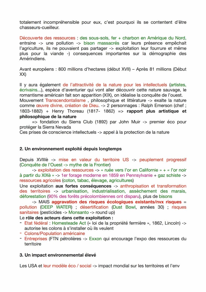 Environnement : Ensemble des conditions naturelles dans un écosystème donné,
impactées par les actions des sociétés humaines
EXPLOITER, PRÉS