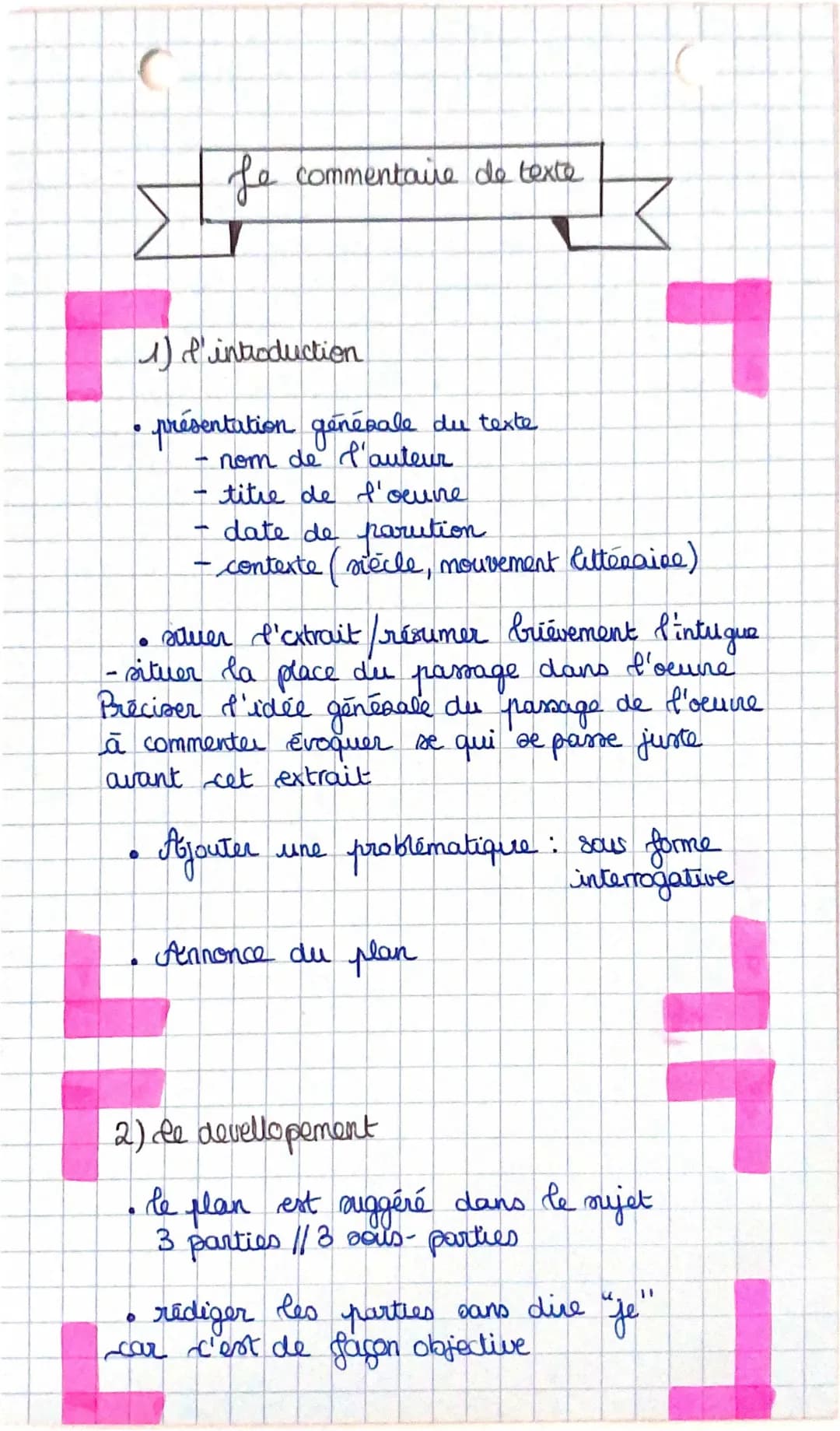 Exemple de Commentaire de Texte Bac Français 2024 PDF - Corrigé et Méthodologie