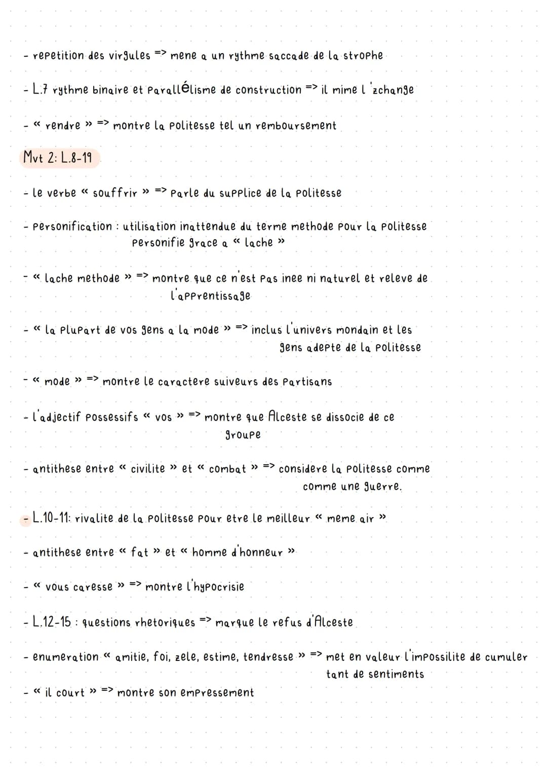 Analyse lineaire n° 4
Moliere, Le Misanthrope
Molière:
Jean-Batiste Poquelin, dit Molière, est un des plus célèbres dramaturges du XVIIème s