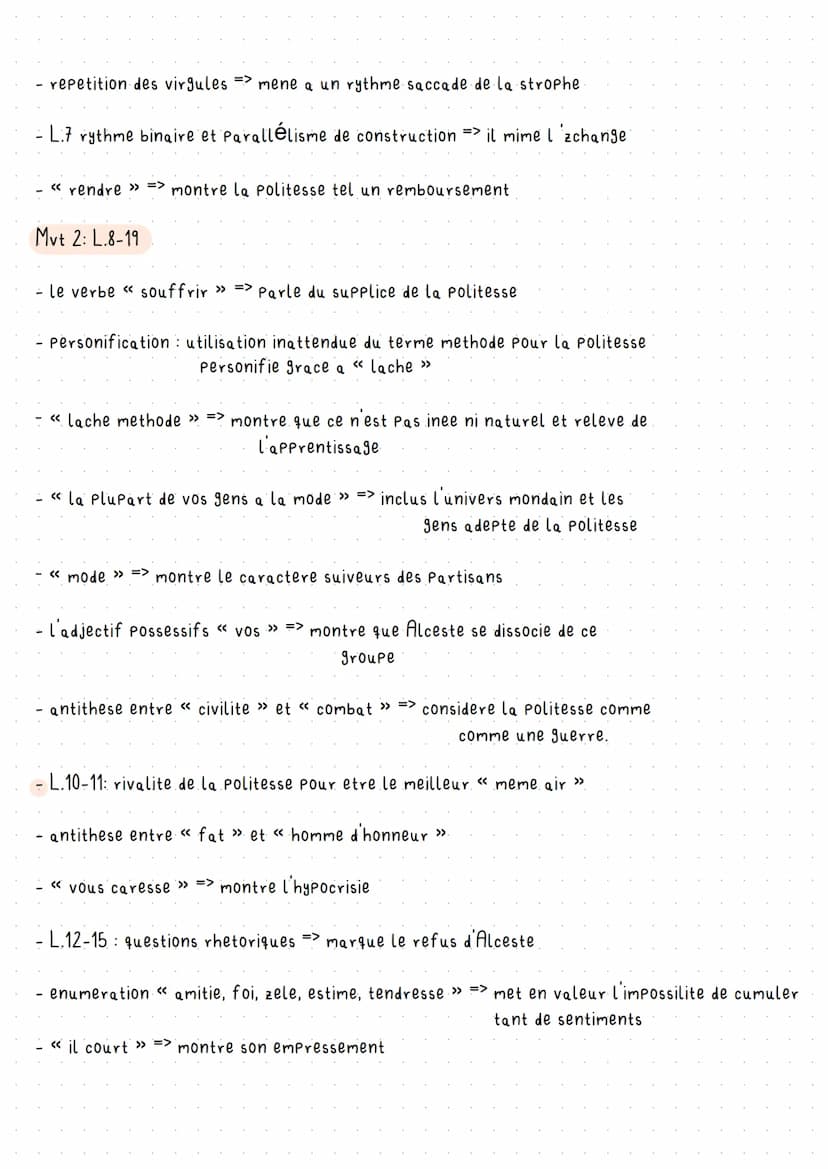 Analyse lineaire n° 4
Moliere, Le Misanthrope
Molière:
Jean-Batiste Poquelin, dit Molière, est un des plus célèbres dramaturges du XVIIème s