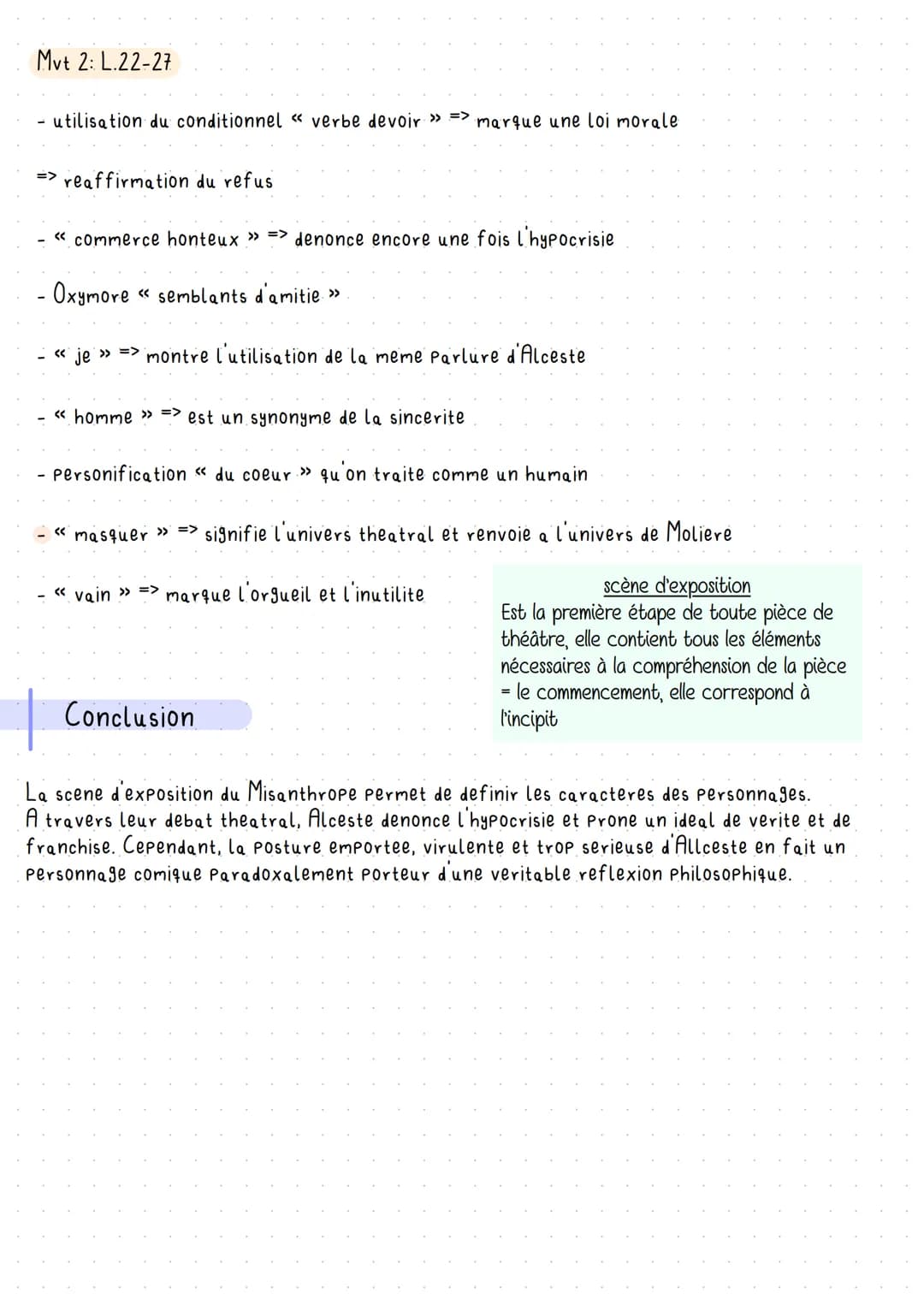 Analyse lineaire n° 4
Moliere, Le Misanthrope
Molière:
Jean-Batiste Poquelin, dit Molière, est un des plus célèbres dramaturges du XVIIème s