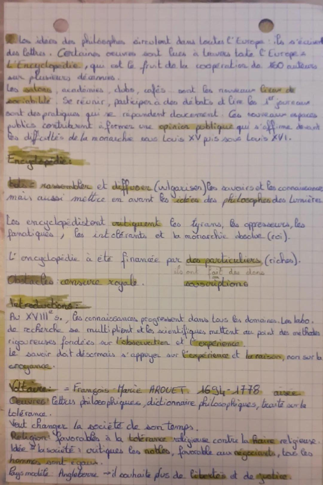 # histoire géo.

45

definitions: (defialties Bestimportantes les autres dans cahier alice pourse,

•Les Lumieres: cremble d'idees nouvelles
