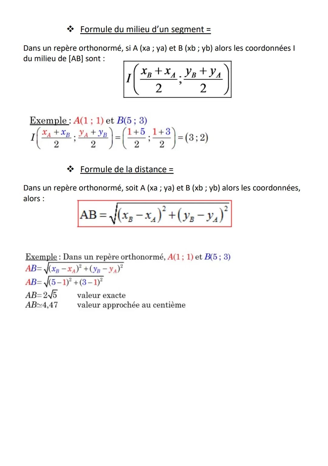 
<p>Les coordonnées de vecteurs correspondent aux nombres réels x et y dans un plan, tels que M(x, y) ou OM = |xi + yj|. Par exemple, dans u