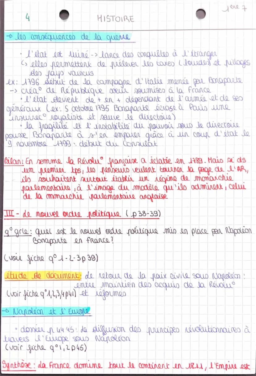 jerez
3
HISTOIRE
rétablin AR en "allumant" des foyers de CONTRE-REVOLUTION
* le pape = condamne la constitution civile du Clerge et soutient