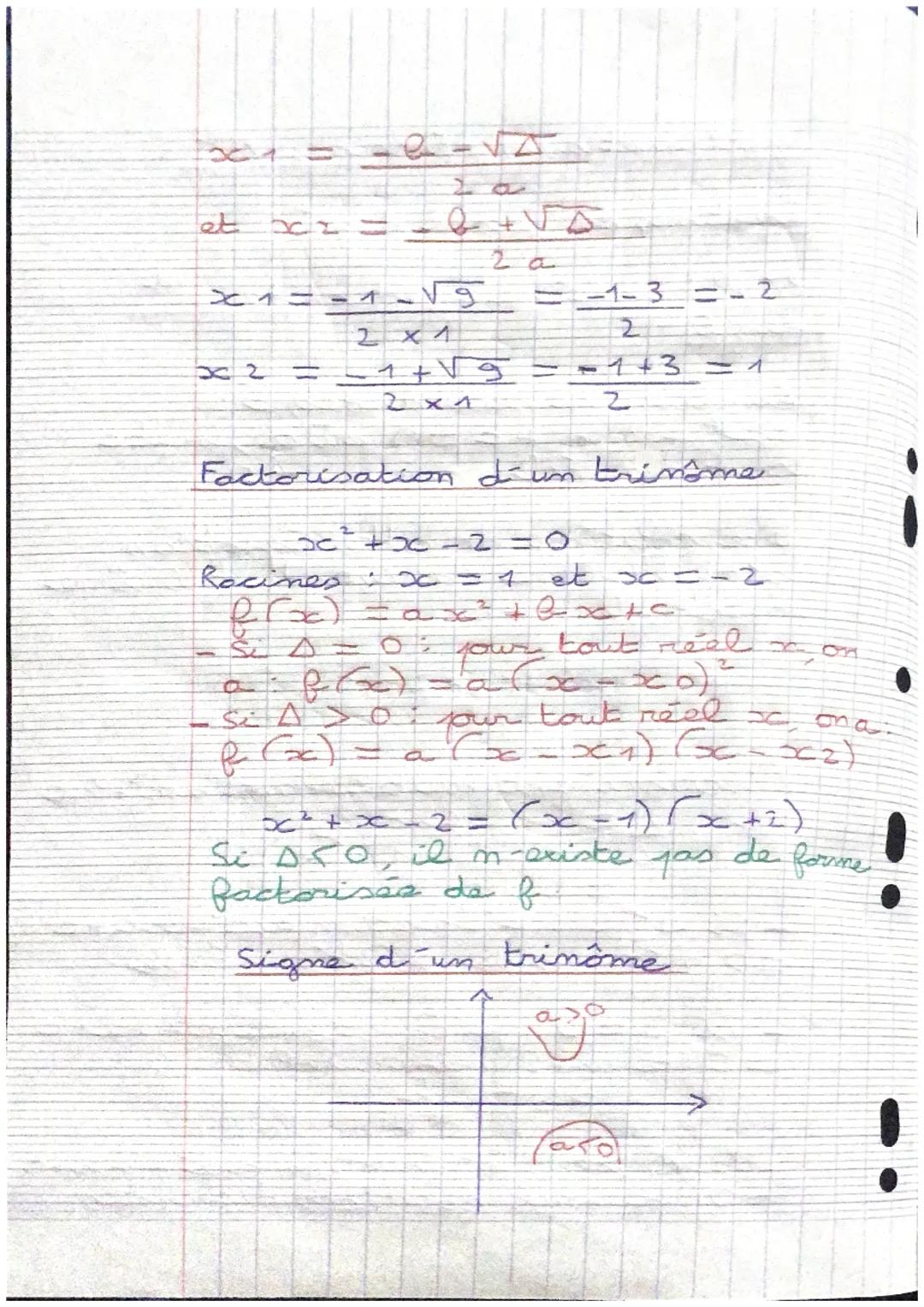 !
mathématiques révisions are
equations du second degré
nd
Resolution d'une équation du 2
degré
équation du second degré
#
bexte
= 0 aña bat
