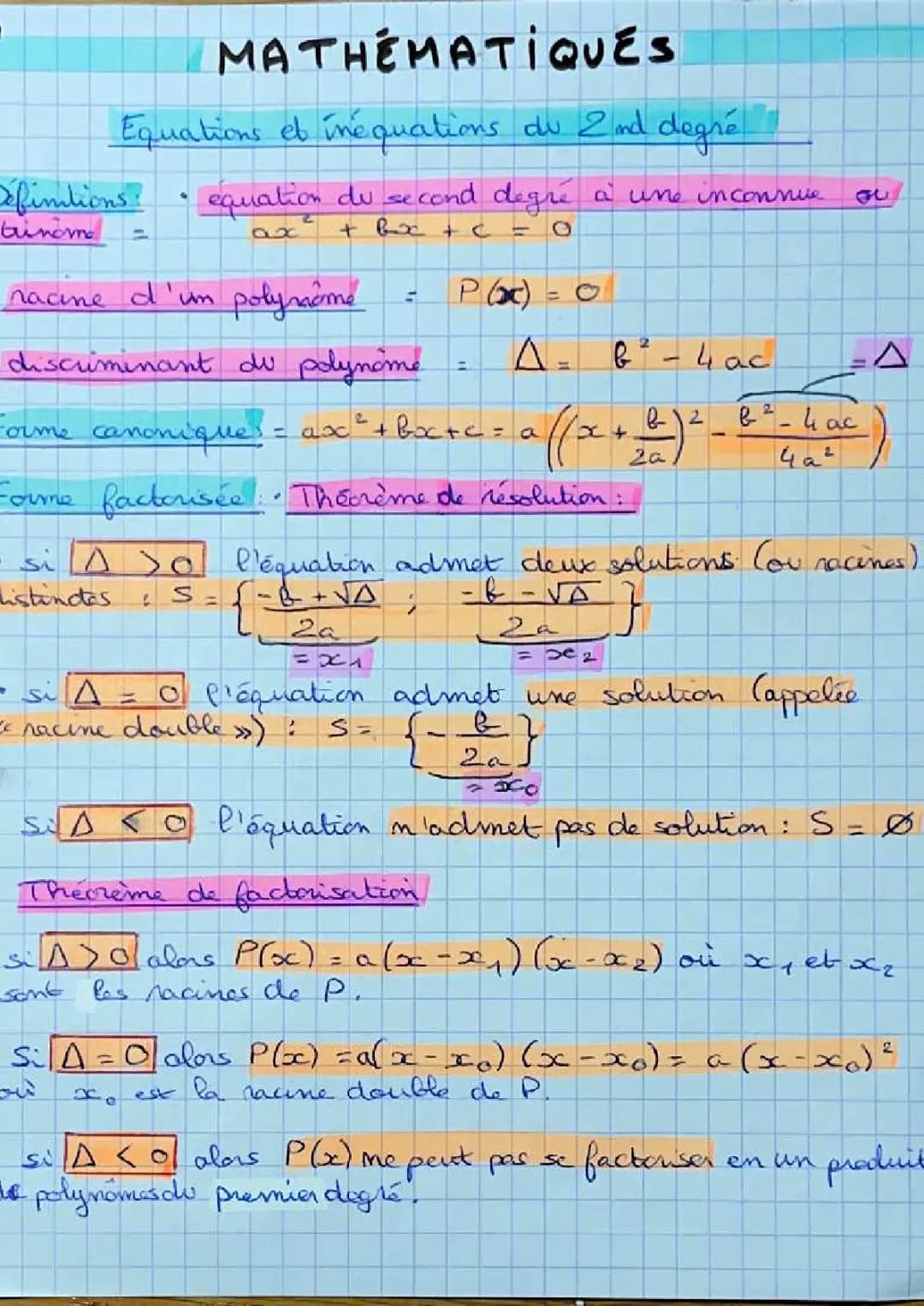 Résoudre et Comprendre les Équations du Second Degré en Ligne