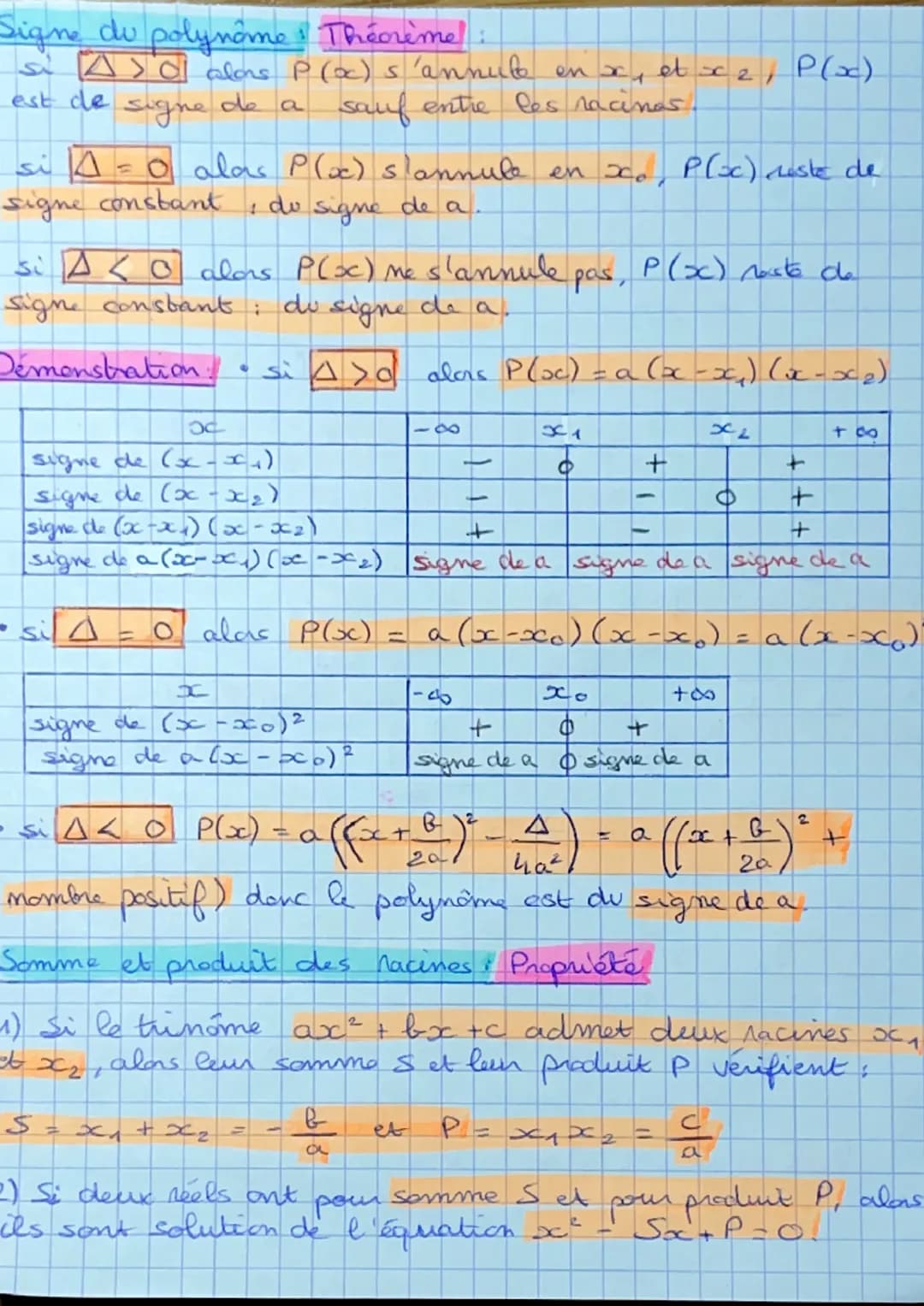 MATHEMATIQUES
Equations et inequations du 2nd degré
Definitions!
brnome
equation du second degré à une inconnue
+bx+c
ax
racine d'un polynom
