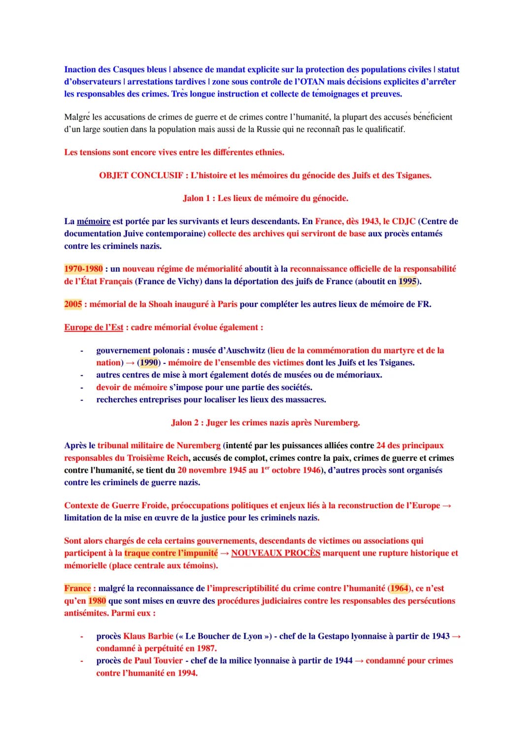 HGGSP THÈME 3: HISTOIRE ET MÉMOIRES.
Antoine Prost (historien français contemporain), dans son livre 12 leçons sur l'Histoire (1996) récapit