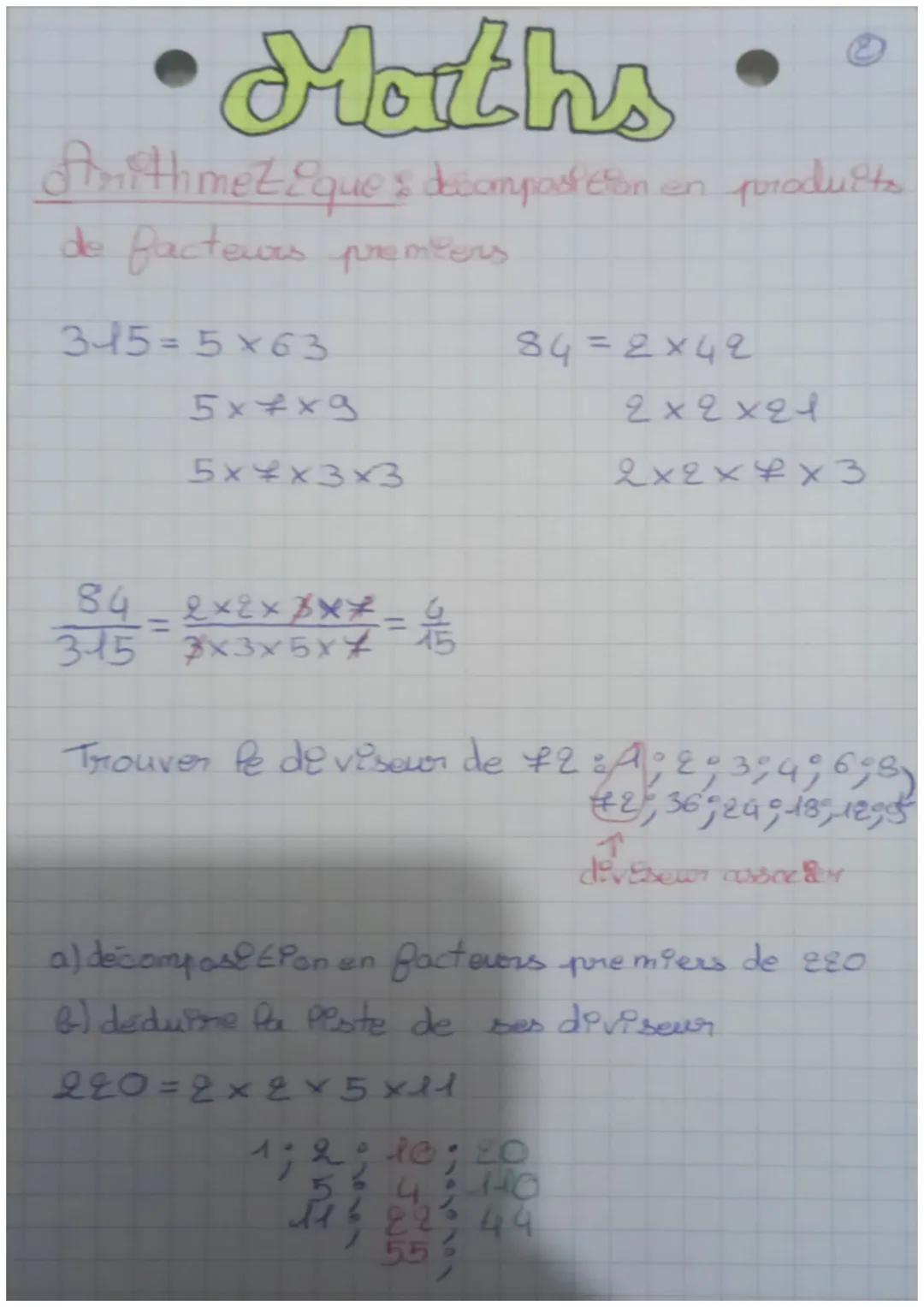 Maths
Arithmetique: Division euchlehenne
dividende
377112
←
div Eseur
-36
31
17
Ecriture en
ligne du resultat
-12
347=12x31+5
5
Quotient
Res