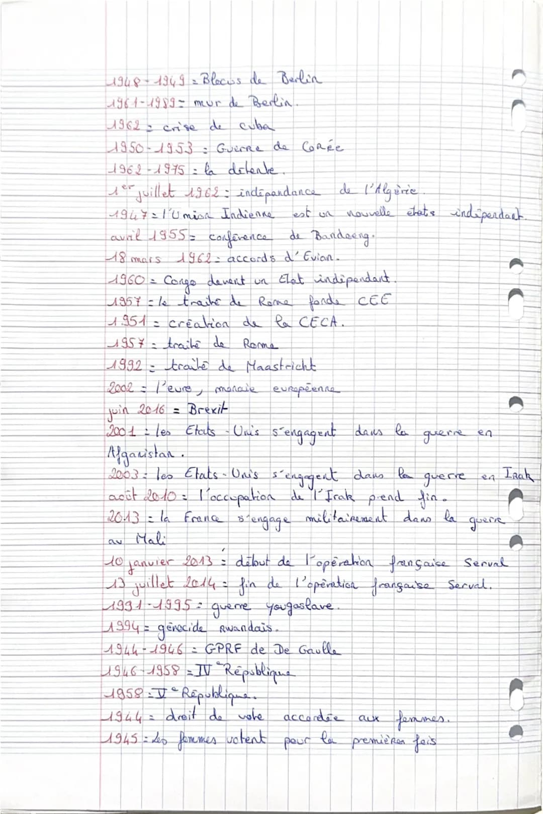programme
3
me
Histere
fiche de révision.
mondiale
guerre
1914-1918 - Première
1916 = Bataille de Verdun.
1917: La Révolution Russe.
28 juin