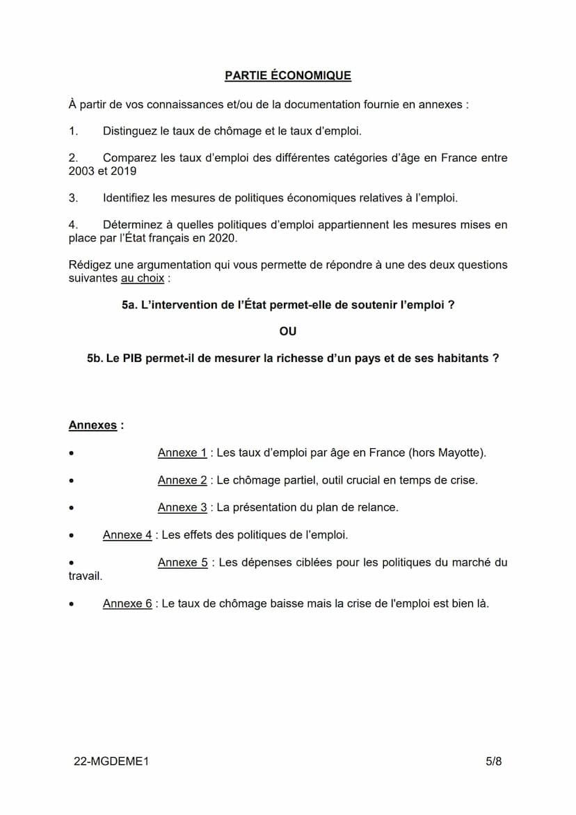 BACCALAURÉAT TECHNOLOGIQUE
ÉPREUVE D'ENSEIGNEMENT DE SPÉCIALITÉ
SCIENCES ET TECHNOLOGIES DU
MANAGEMENT ET DE LA GESTION
SESSION 2022
Droit e