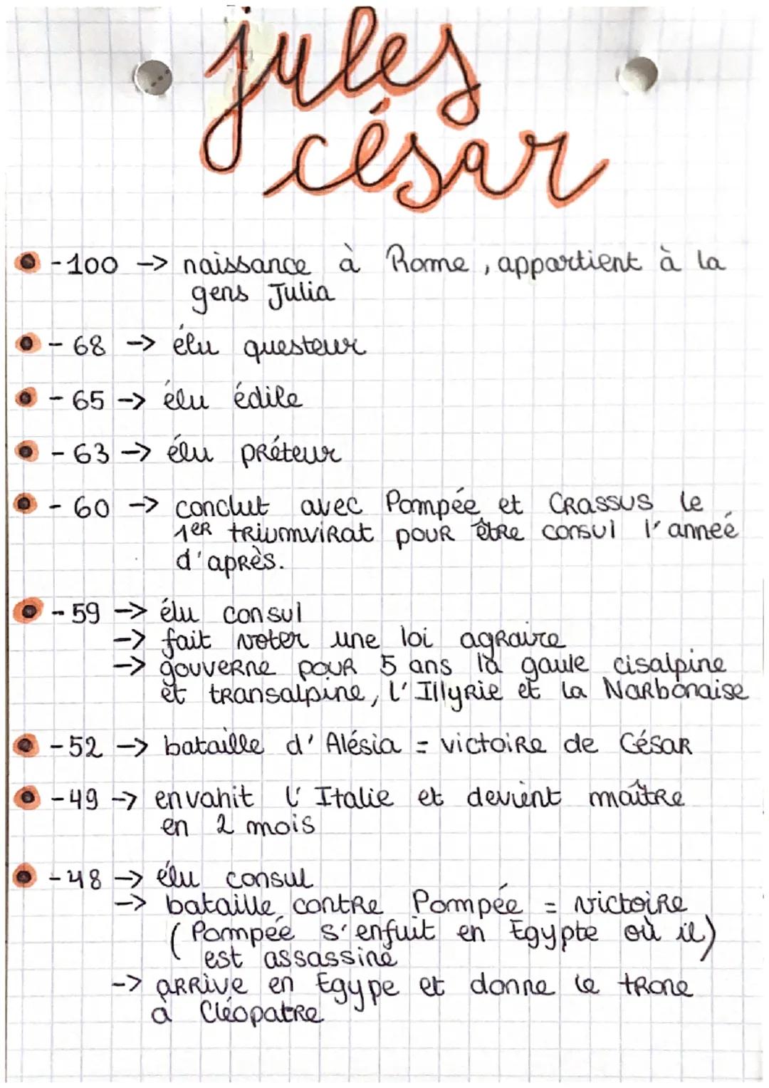 La vie de Jules César 