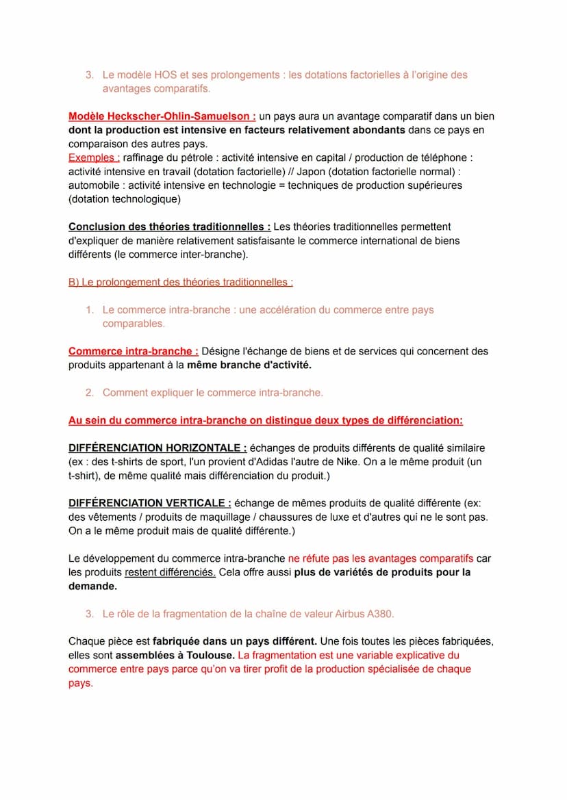 Chapitre 2 : Quels sont les fondements du commerce international et de
l'internationalisation de la production ?
Introduction :
La pandémie 