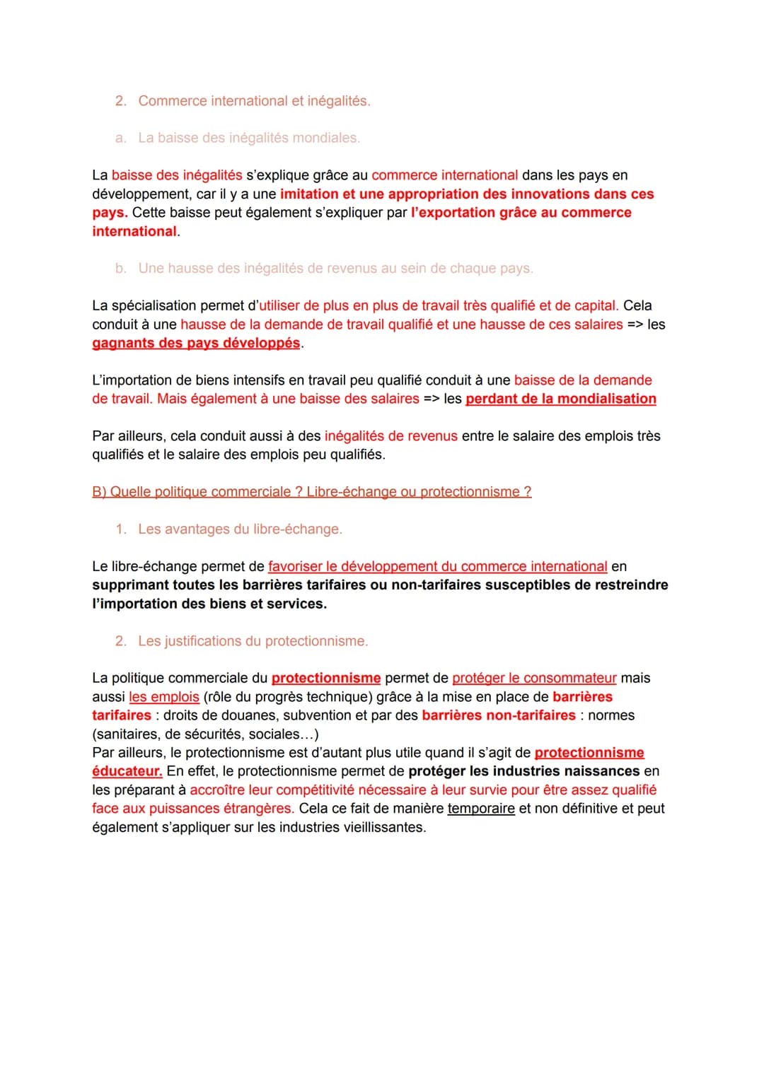 Chapitre 2 : Quels sont les fondements du commerce international et de
l'internationalisation de la production ?
Introduction :
La pandémie 