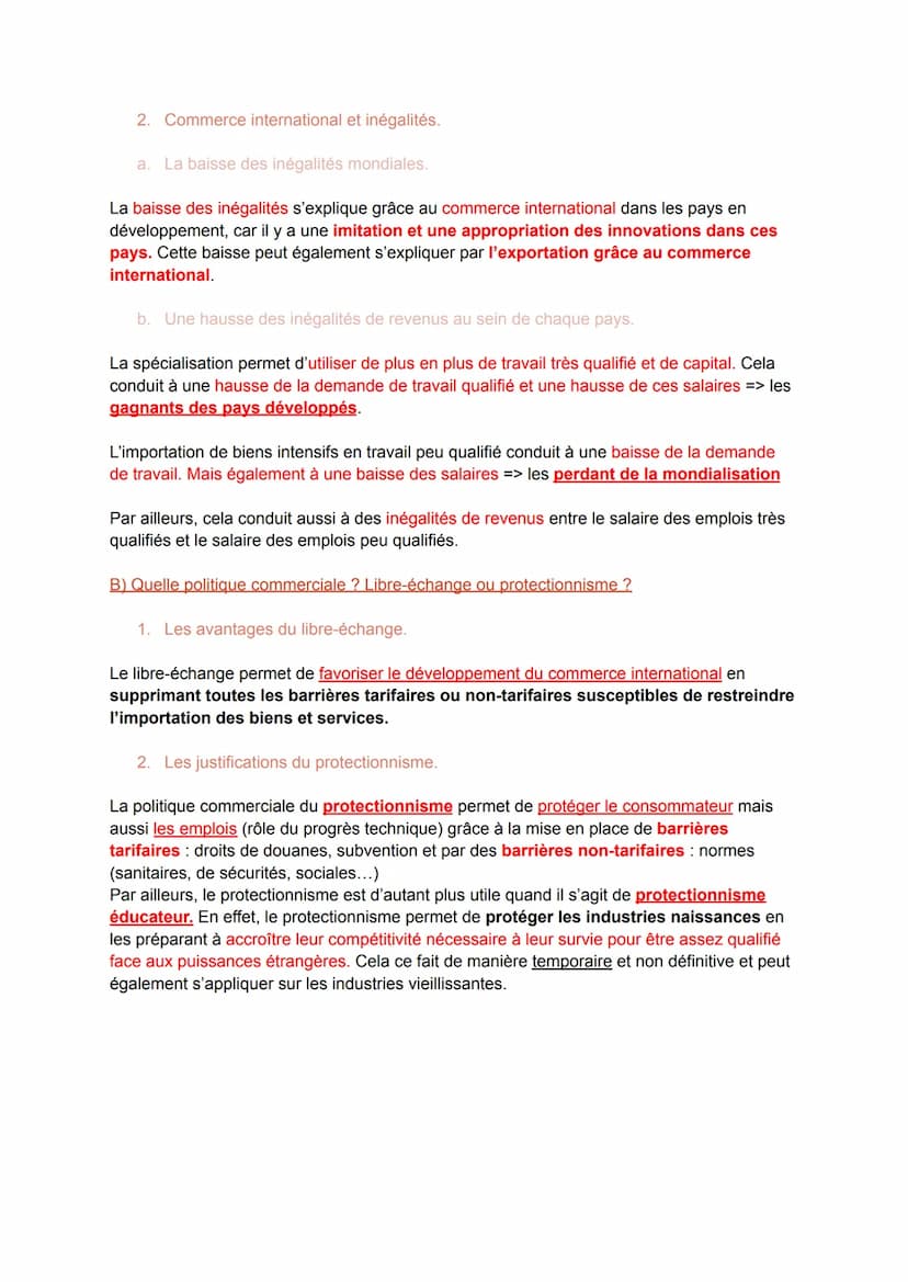 Chapitre 2 : Quels sont les fondements du commerce international et de
l'internationalisation de la production ?
Introduction :
La pandémie 