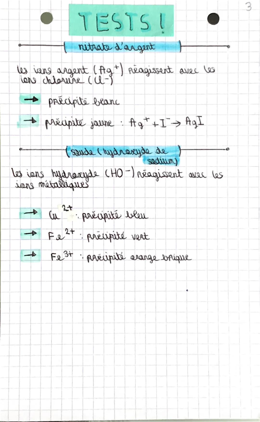 ↑
• IONS :
ATOME = espèce électriquement neutre
si il perd ou gagne élections
lorsqu'....
il perd électron(s) il gagne électron (s)
2
?
Posi