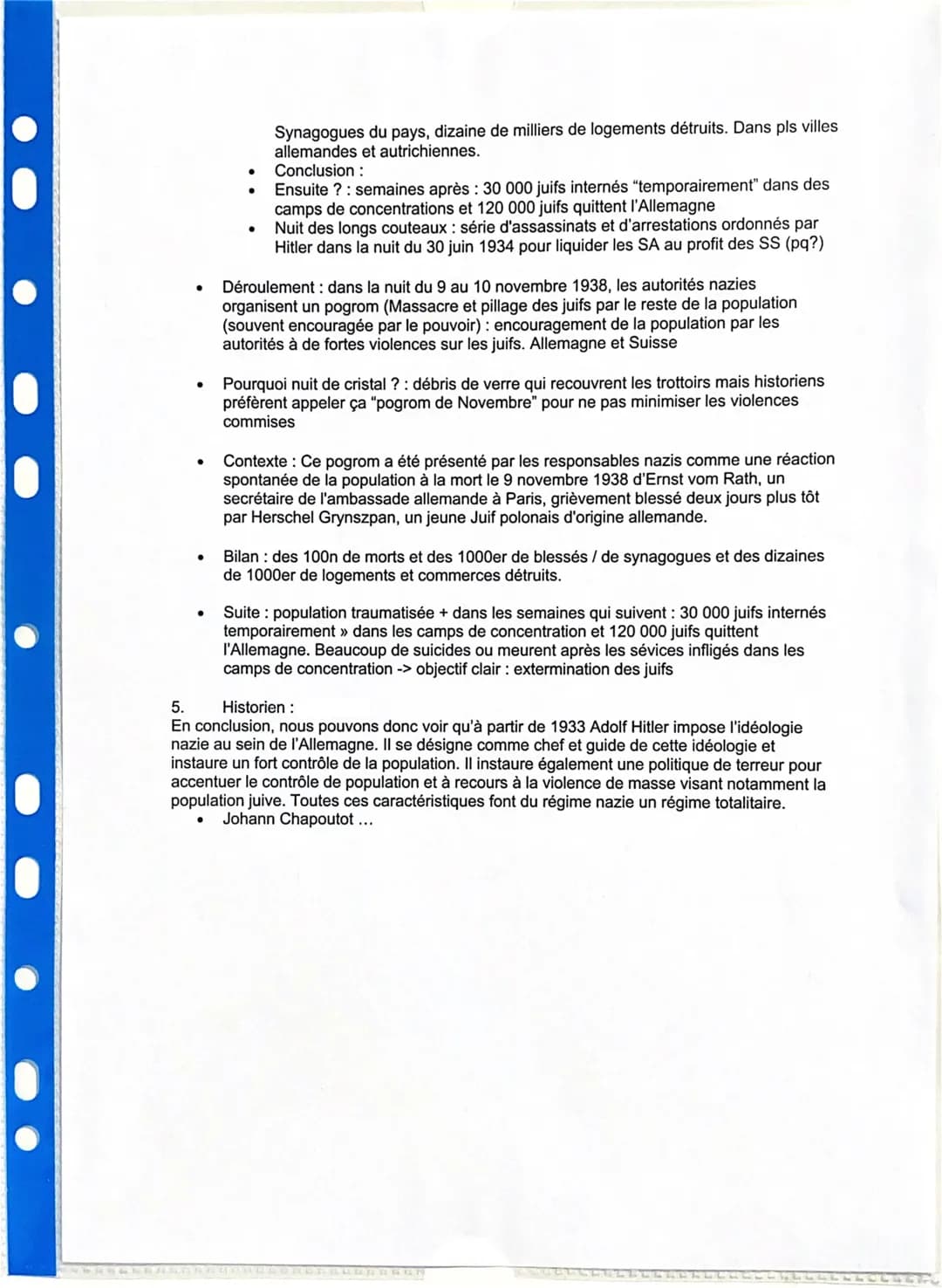 Plan :
1) Montée au pouvoir
II) idéologie
III) Encadrement et terreur
Concl: + historien
Oral- L'Allemagne Nazie
2.
1. Montée au pouvoir :
C