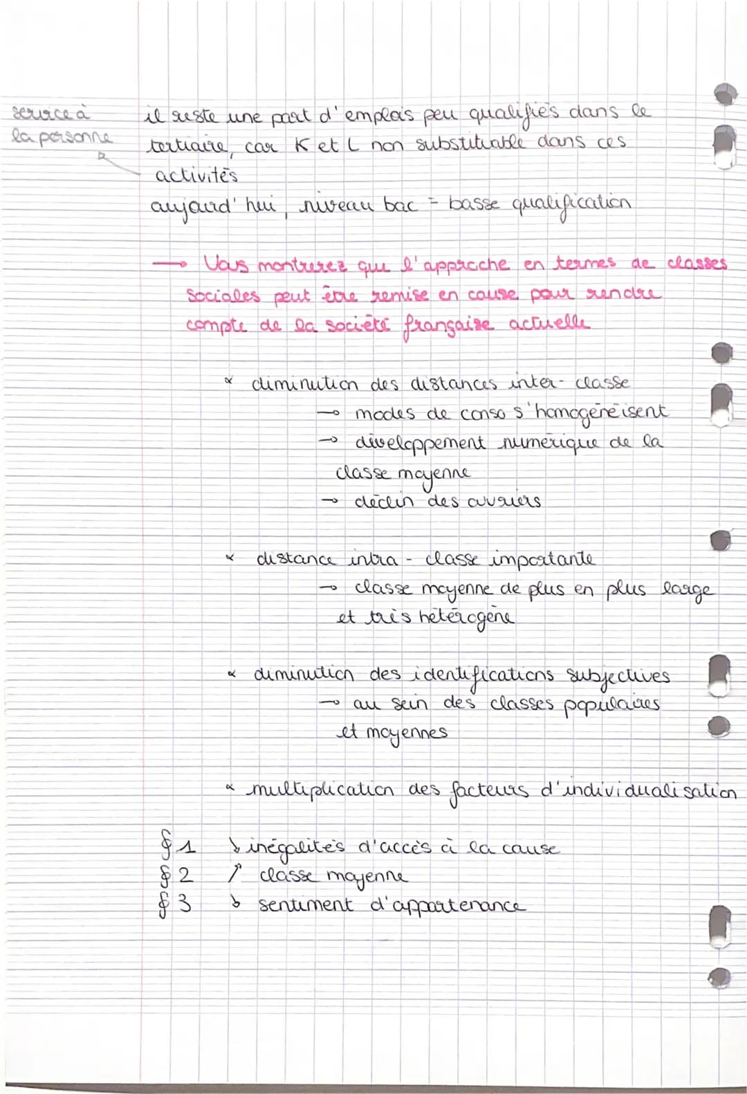 C
EC3
- Vous montreres que la structure socioprofessionnelle
CHAP 3 a evolui en France depuis la seconde moitié du XXe s.
Salarisation
- dev